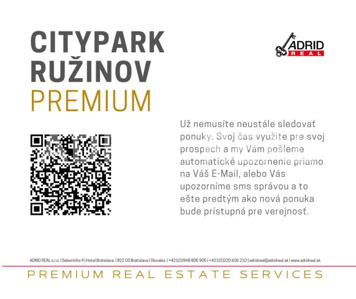 CITY PARK RUZINOV | FOR RENT
