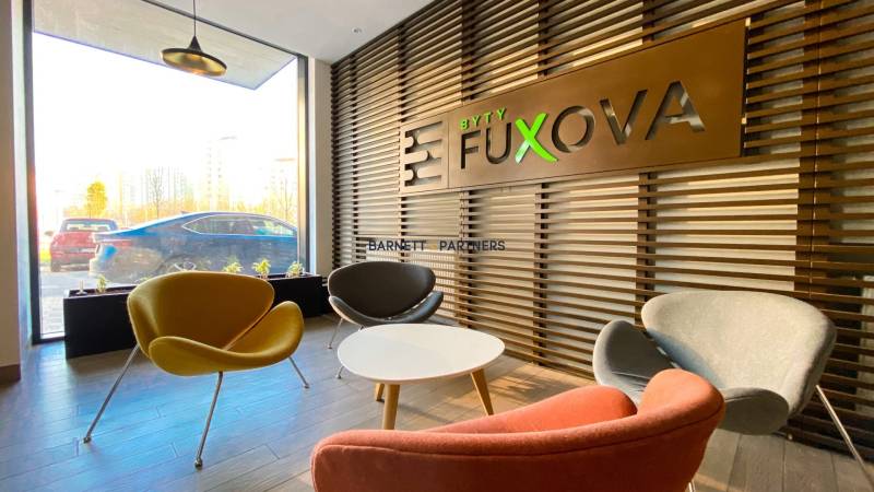 NEW BRAND BUILDING FUXOVA (F1) | DESIGN TWO-ROOM APARTMENT FOR RENT